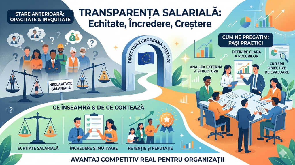 Transparența salarială: Ce înseamnă, de ce contează și cum ne pregătim